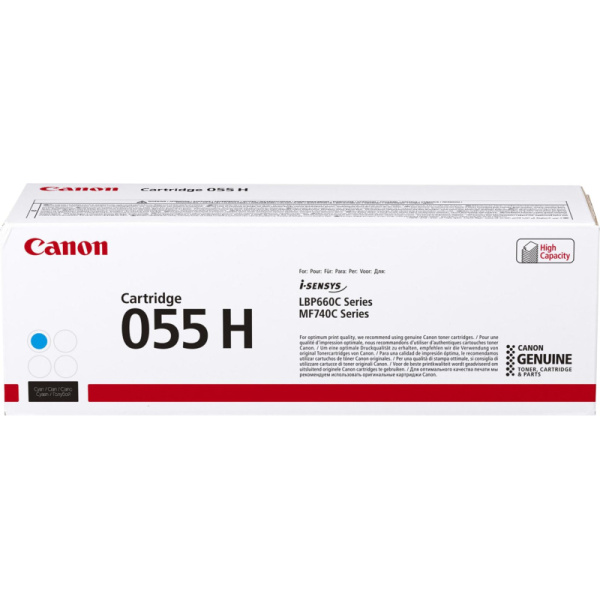 Картридж лазерный Canon 055 H C 3019C002 гол. пов.емк. для MF746Cx/LBP664Cx