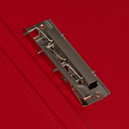 Папка с зажимом красная Дания-Россия