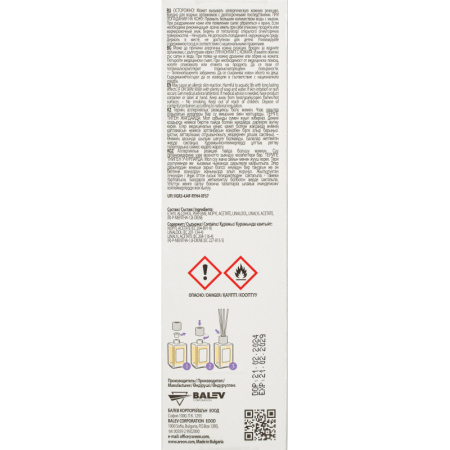 Аромадиффузор AREON STICKS PREMIUM 85 ml. Патчоули-лаванда-ваниль