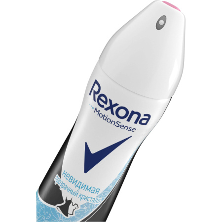 Дезодорант-антиперспирант Rexona аэрозоль Прозрачный кристалл 150 мл