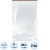 Пакет с замком   (Zip Lock) 10x15 см., 35мкм, 1000 шт/уп ЭКОНОМ
