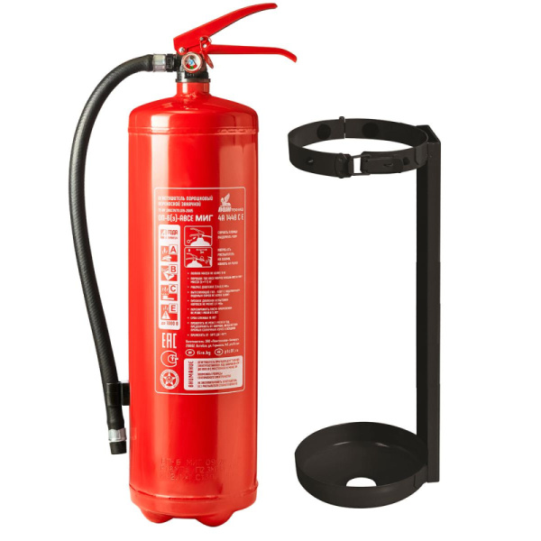 Огнетушитель порошковый ОП-6(з) МИГ АВСЕ в комлекте с кронш КТМ-6 (111-162)