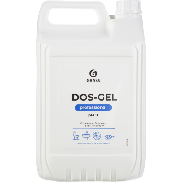 Профхим сантех щел гель с отбел/дез-эфф, с ХЛОР Grass/DOS GEL 5,3кг