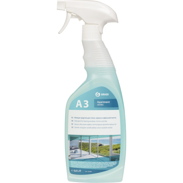 Профхим д/стекл-зеркал поверхн и кафеля Grass/Apartment series А3, 0,6л