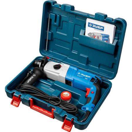 Перфоратор ЗУБР Профессионал 1100 Вт, 920 об/мин, 5100 уд/мин, ЗП-32-1100 К