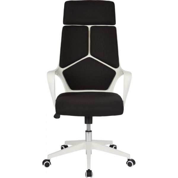 Кресло BN_Y_EСhair-680 TS ткань черный, пластик белый