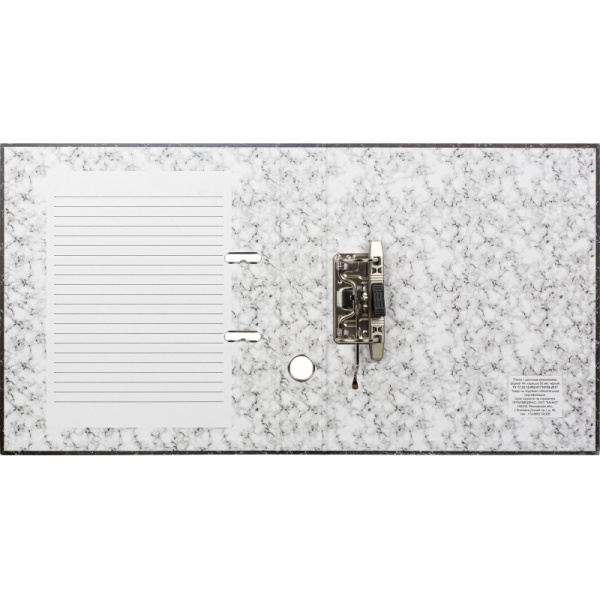 Папка-регистратор Attache Economy 50 мм мрамор ч/б (реестр)