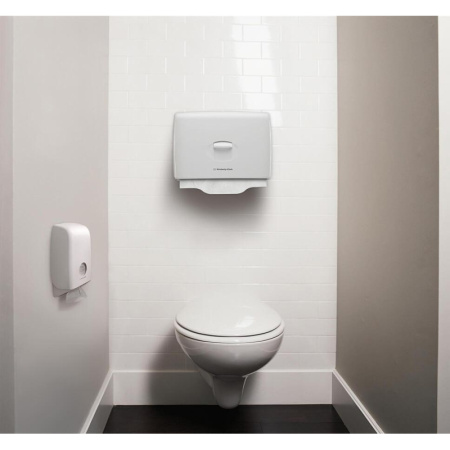 Диспенсер д/покрытий на унитаз Kimberly Clark Prof Aquarius 6957 бел.пласт