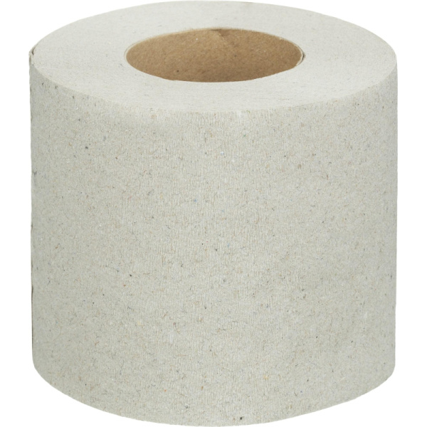 Бумага туалетная 1-сл. ОСТРОВСКАЯ Ромашка втул. сер 26м, 48рул/уп