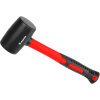 Киянка резиновая 450 г черная резина фибергласовая рукоятка Matrix 11185
