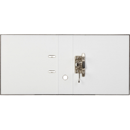 Папка-регистратор 80 мм, мрамор,бум./бум.,черный,мет.уг