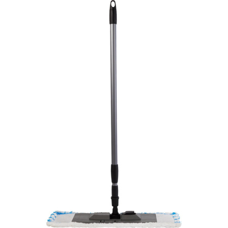 Швабра флаунд пласт 40х11 в сборе с насадк Soft микроф, телескоп.чер SV5102