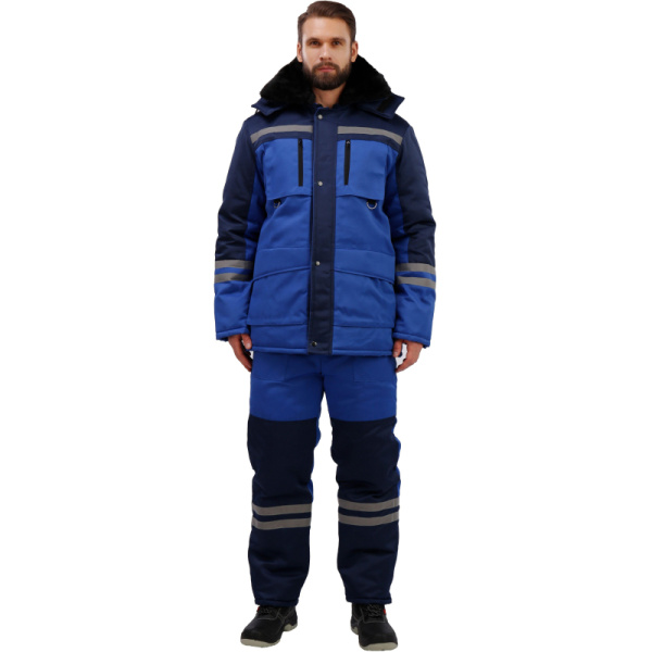 Костюм рабочий зимний муж з03-КПК вас/син (р.48-50) 182-188