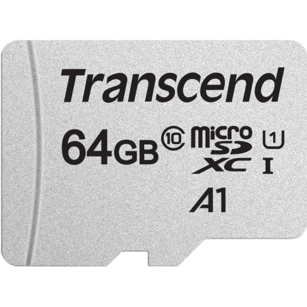 Карта памяти Transcend 300S microSDXC 64Gb UHS-I Cl10 +ад, TS64GUSD300S-A