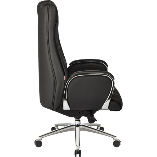 Кресло BN_Jl_Руководителя Echair-518 ML кожа черная, хром