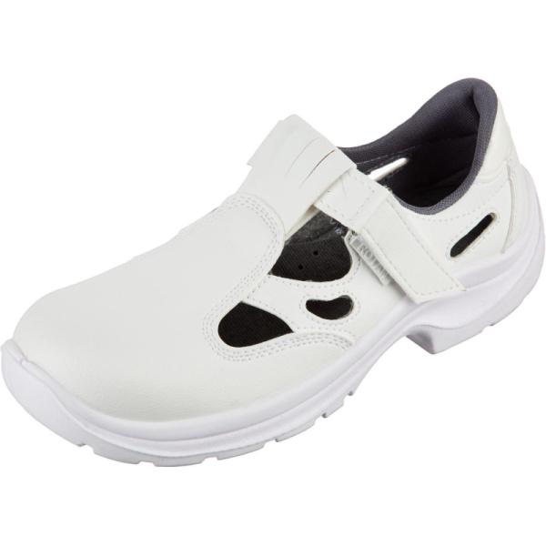 Полуботинки с перфорацией Brener мет.нос 06112/1С белые (р.46)