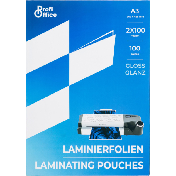Пленка для ламинирования ProfiOffice А3, 100мкм 100шт/уп.