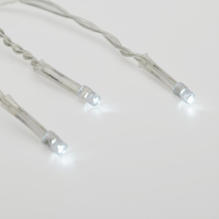Гирлянда светодиодная Дождь 1,5x1,5 м, 144 LED, мерцание, белый,  235-035