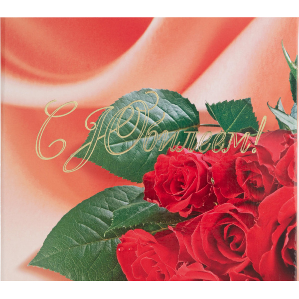 Папка адресная С ЮБИЛЕЕМ ламинированная