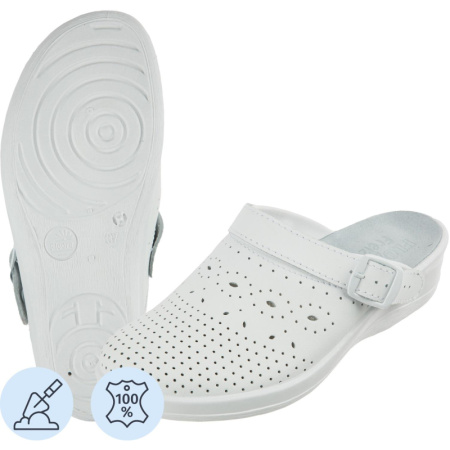 Сабо Яна/Лера жен.нат.кожа цв.белый(р.37) (51-03/69580108)