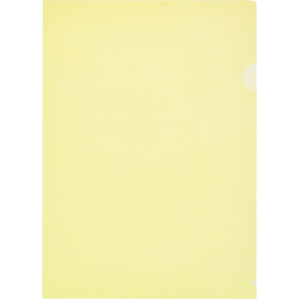 Папка уголок Attache Economy п/э цв. E-100/123T желтая Россия 10 шт/уп