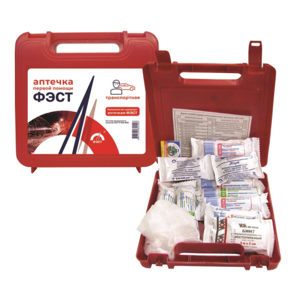 Аптечка транспортная ФЭСТ состав №3 (полистирол) арт 1557