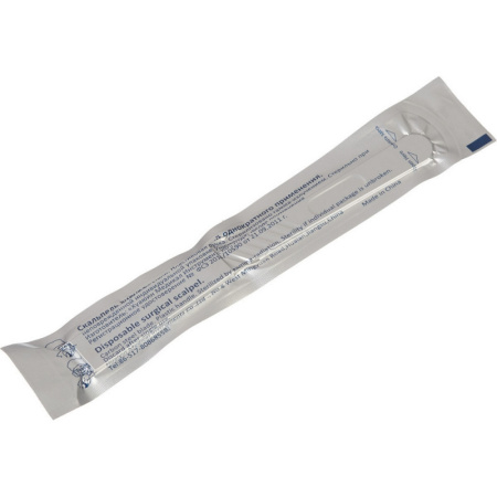Скальпель стер, лезв.из в/угл.ст. р-18 CERTUS 10шт/уп