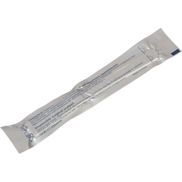Скальпель стер, лезв.из в/угл.ст. р-18 CERTUS 10шт/уп