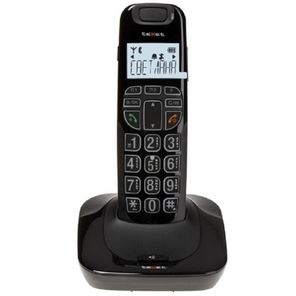 Радиотелефон TeXet TX-D7505A   черный