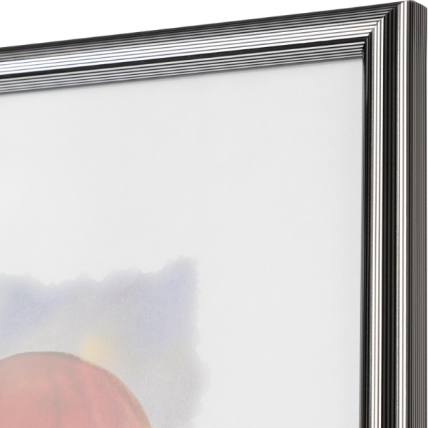 Рамка пластиковая А3 серебряного цвета 513