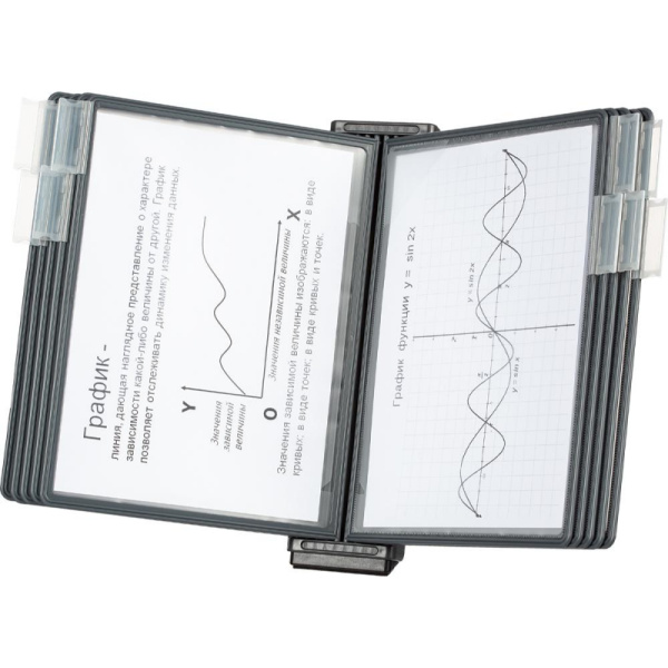 Демосистема настенная Promega office FDS006 10 пан., черный металл/пластик