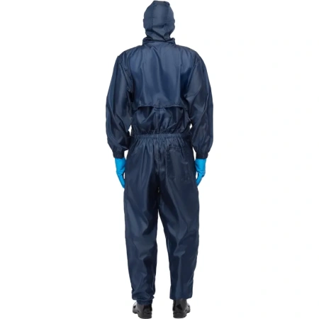 Комбинезон многоразовый защитный с капюшон Jeta Safety JPC75b синий р. XXL