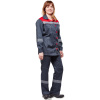 Костюм рабочий летний жен. л20-КБР сер/красн (р.56-58) 170-176 (Арсенал-СП)