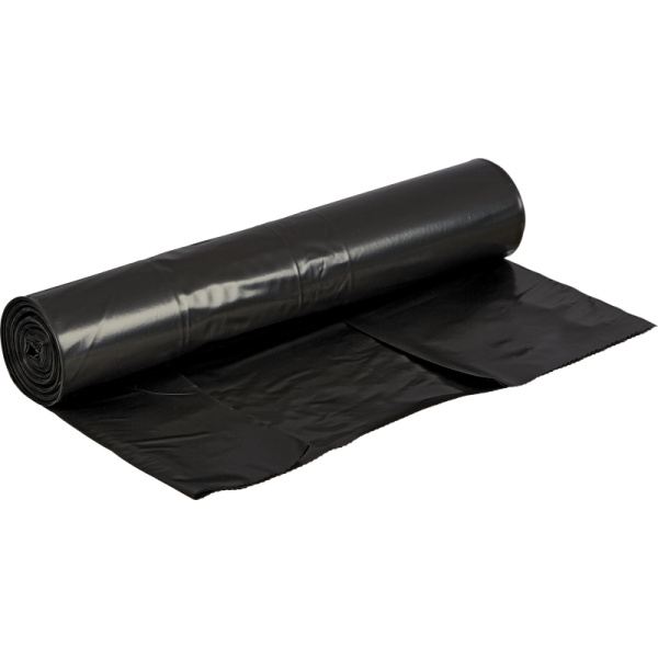 Мешки для мусора ПВД 200л 100мкм 10шт/рул черные 80x120см Amigo