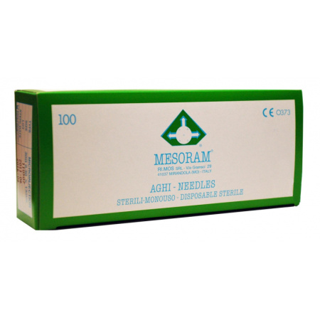 Игла для мезотерапии 30 G (0,30x25мм) MESORAM, 100 шт. в уп