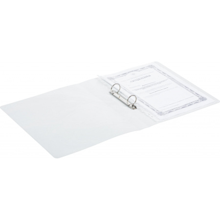 Папка на 2-х кольцах Attache Selection, Fluid, серо- голубая