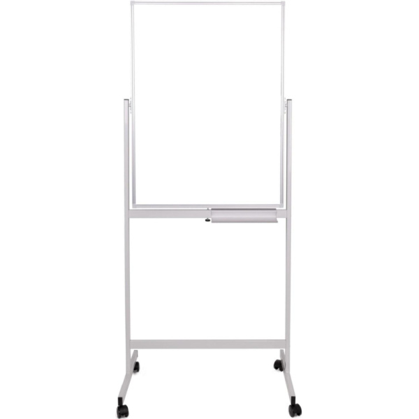 Доска магнитно-маркерная(бел)/меловая(зелен) Attache Twist 70х100вращ,ролик