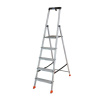 Стремянка складная Krause SAFETY 5 ступеней с полочкой 128959