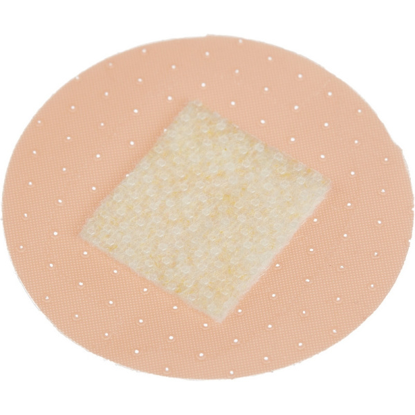 Лейкопластырь бакт. 2,2см круг полимер. телес.1000шт/упLEIKO