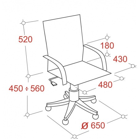 Кресло VB_EChair-563 TPU к/з черный, металл (детали в спинке)