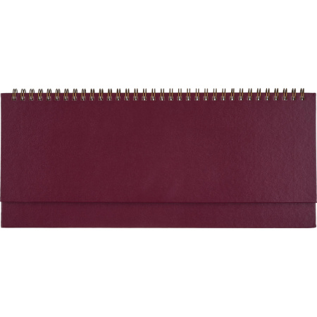 Планинг недатированный бордо,305х130, 64 л.,Ideal 3-457/04