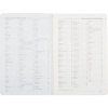 Ежедневник недатированный А5, 136л, MEGAPOLIS FLEX бордовый 3-531/02