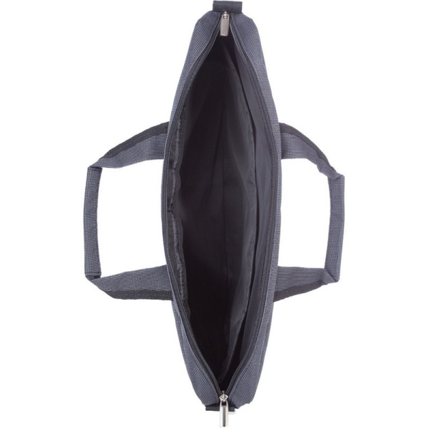 Сумка для документов полиэстр  390х290х50 мод. 1076 (серая)