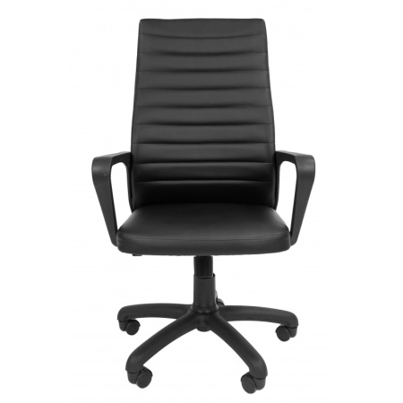Кресло RC_РК 165 экокожа черная, пластик