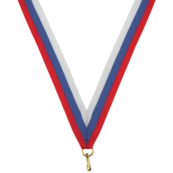 Лента для медалей 24 мм цвет триколор  LN5b