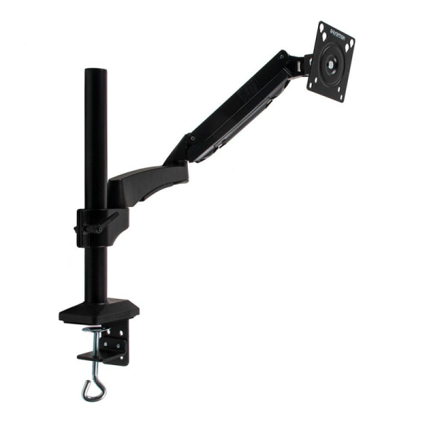 Кронштейн Kromax OFFICE-11, мон 10-32, настольный, наклонно-поворотный, сер