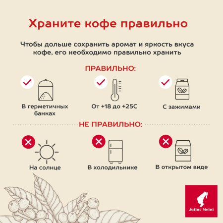 Кофе Julius Meinl Президент молотый, 500гр (89)