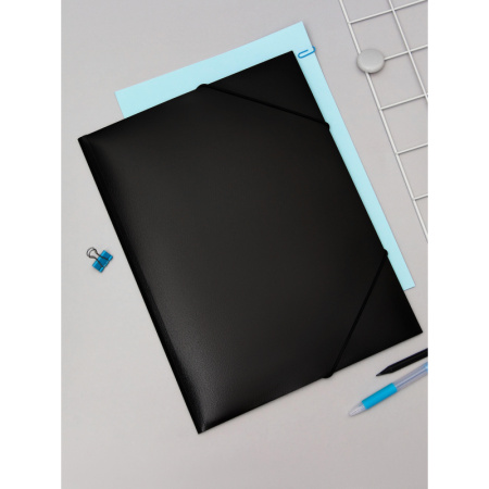 Папка на резинках ATTACHE F315/06 черная