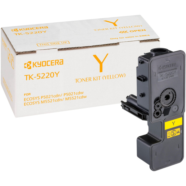 Тонер-картридж Kyocera TK-5220Y жел. для ECOSYS M5521