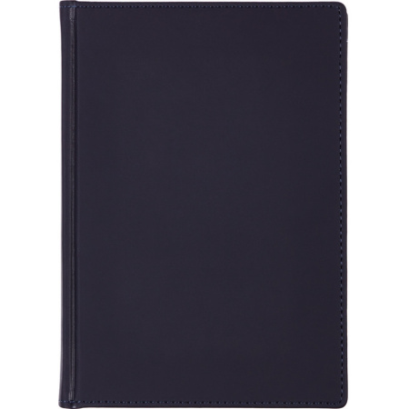 Ежедневник недатированный А5+, 136л, VELVET темно-синий navy  3-115/16